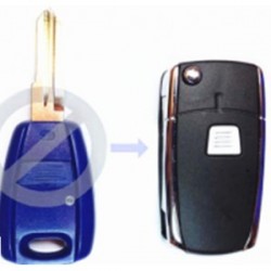 Guscio Fiat 1 Tasto Trasformazione da Chiave Fissa a Flip