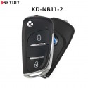 Keydiy Radiocomando Citreon-Peugeot Due Tasti Multifunzione NB11