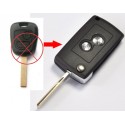Guscio Citroen/Peugeot 2 Tasti Flip VA2