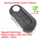 Radiocomando Fiat Tre Tasti Flip SIP22 - 433 Mhz /Marelli BSI