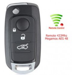Radiocomando Fiat 500X - 500 L - FREEMONT TIPO Tre  Tasti - MEGAMOS AES 48