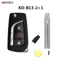 Keydiy Radiocomando TOYOTA B13 2+1 KD02,KD300,KD900,URG