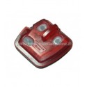 Guscio Telecomando vuoto Mitsubishi Tre Tasti  Rosso